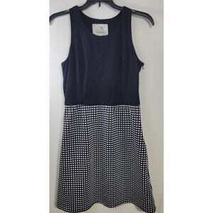 Anthropologie Tabitha Womens Size 4 Mini Dress Sleek Modern Goth Whitchy Dress